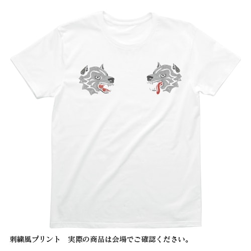 ROAR WOLF Tシャツ(ホワイト)