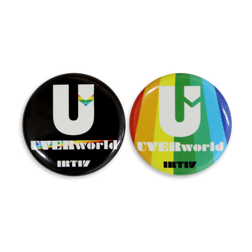 IRT缶バッジ(2個)セット | UVERworld OFFICIAL GOODS