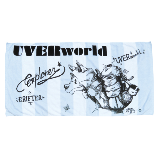 春夏新作モデル UVERworld : バスタオル フェス限定 音楽