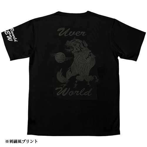 ROAR WOLF Tシャツ CREW ver. (ブラック)