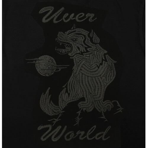 ROAR WOLF Tシャツ CREW ver. (ブラック)