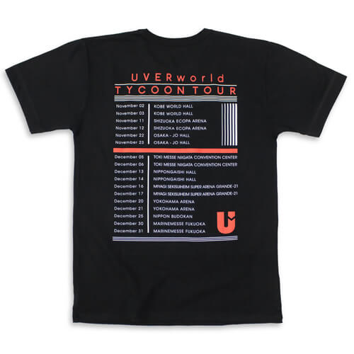 Tシャツ【A】 (ブラック) | UVERworld OFFICIAL GOODS